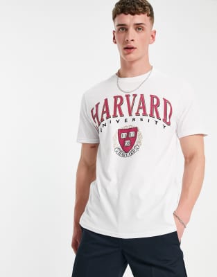pull and bear harvard t shirt