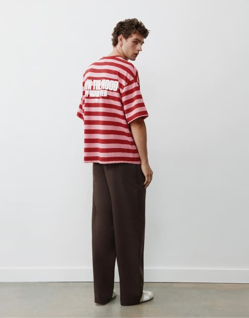 Pull&Bear Tailored darted trousers in brown, 2 of 7