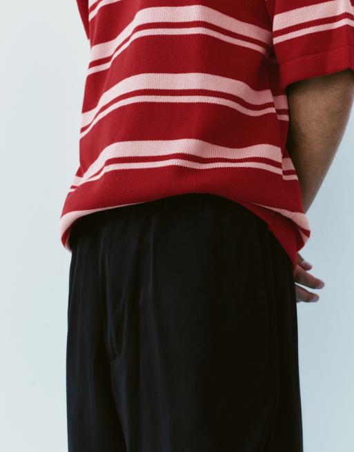 Pull&Bear Tailored jogging trousers in black, 3 of 7