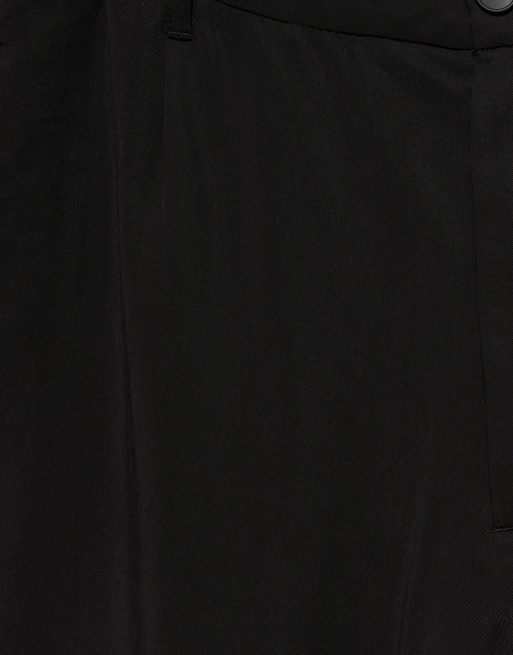 Pull&Bear Tailored jogging trousers in black, 7 of 7