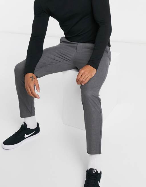 gray pull on pants