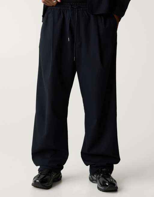 Pull&Bear tailored pants in navy - part of a set