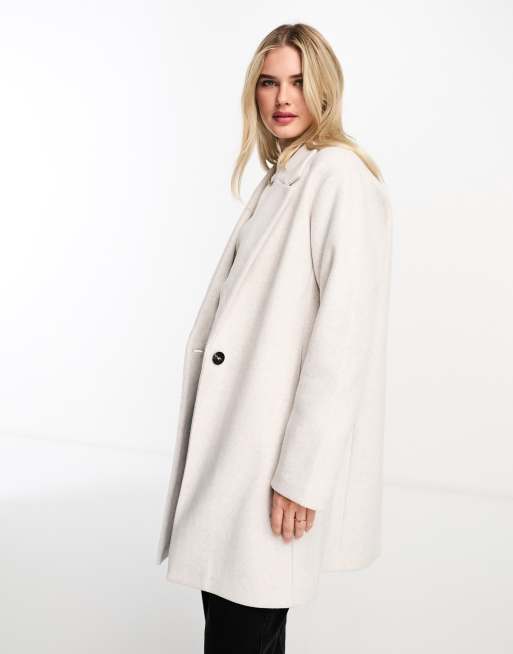  Tanming Women's Warm Double Breasted Wool Pea Coat Trench Coat  Jacket with Hood : Clothing, Shoes & Jewelry