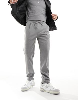 Pull&Bear tailored trouser in grey