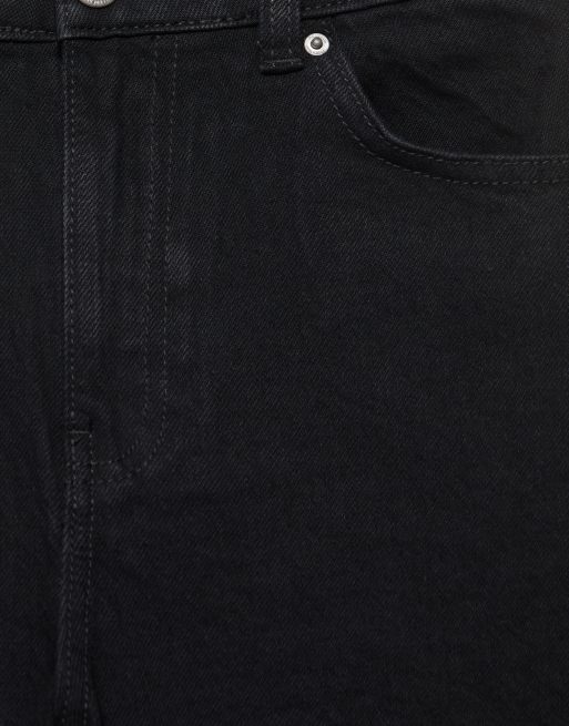 Pull&Bear Tall high-waist slim fit jeans in black, 7 of 7