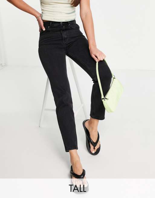 Asos tall best sale high waisted jeans