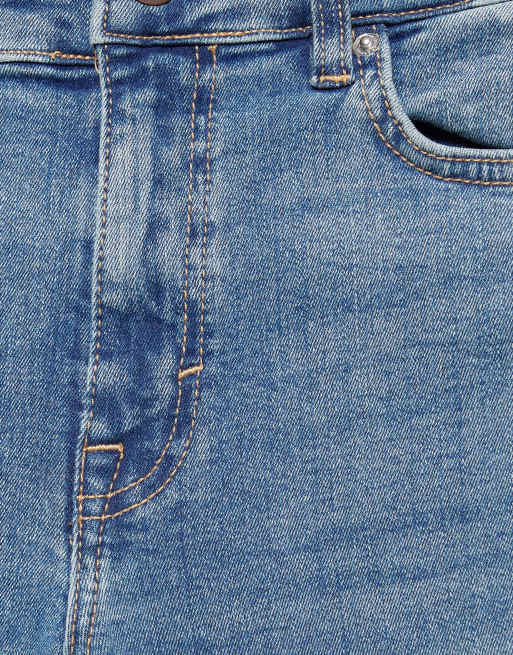 Pull&Bear Tall jean skinny évasé indigo, 6 de 7