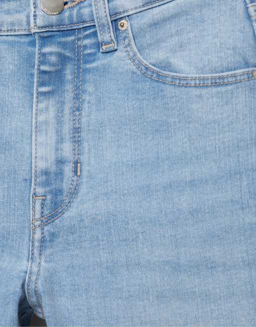 Pull&Bear Tall - Jeans skinny a vita alta blu cielo, 7 di 7