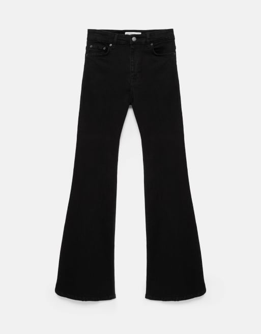Pull&Bear Tall - Melerede sorte skinny-jeans med svaj, 4 af 7