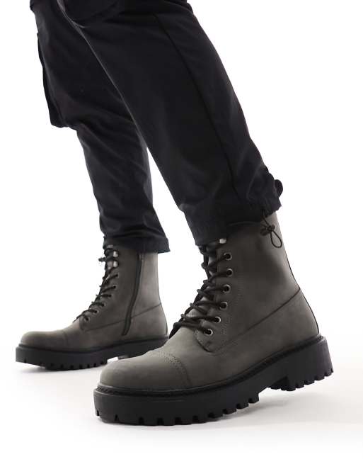 Tall store army boots