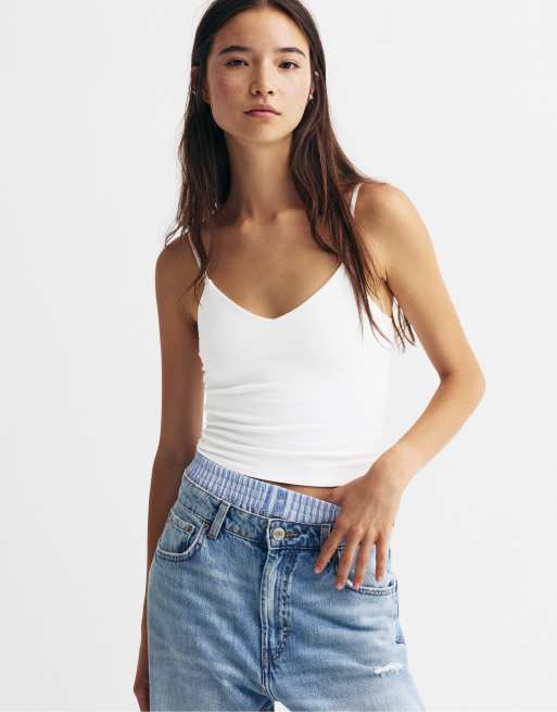 Pull&Bear - Tanktop in ijskleur