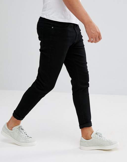 Pull&Bear carrot fit Jeans In Black |