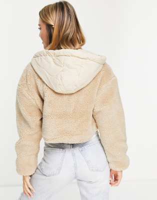 pull and bear teddy jacket