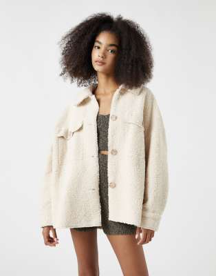 fluffy teddy bear jacket