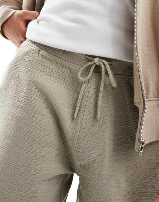 Pull&Bear - Teksturerede grå shorts , 3 af 5