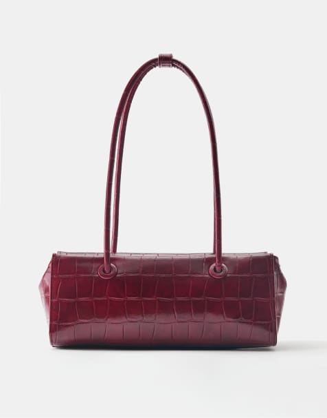 Pull&Bear Textured shoulder bag in print 1 - view 1