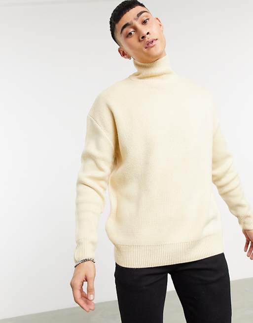 Cozy Turtleneck Rib Splicing Long Sleeves Sweater Cozy Turtleneck Rib Splicing Long Sleeves Sweater
