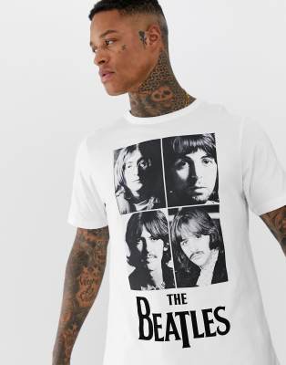 pull and bear beatles t shirt