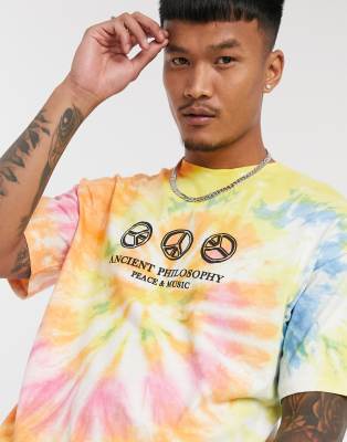 pull and bear tie dye shirt