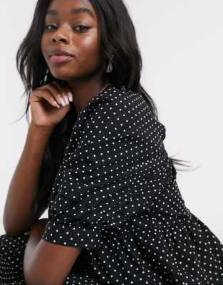 pull and bear polka dot dress