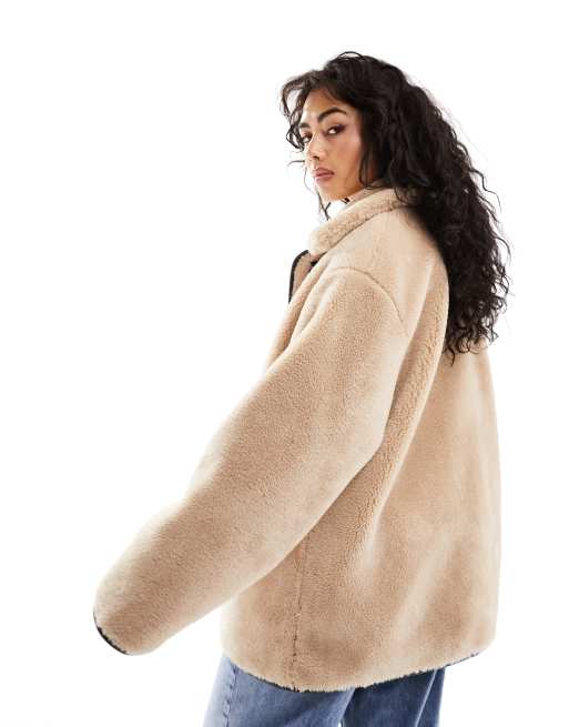 Killing Me Softly” Teddy Bear Coat in Camel – Denim & Street