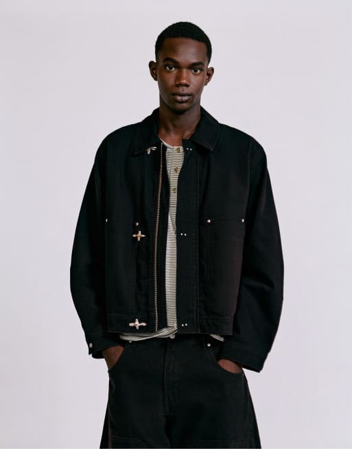 Pull&Bear toggle set in black, 3 of 3