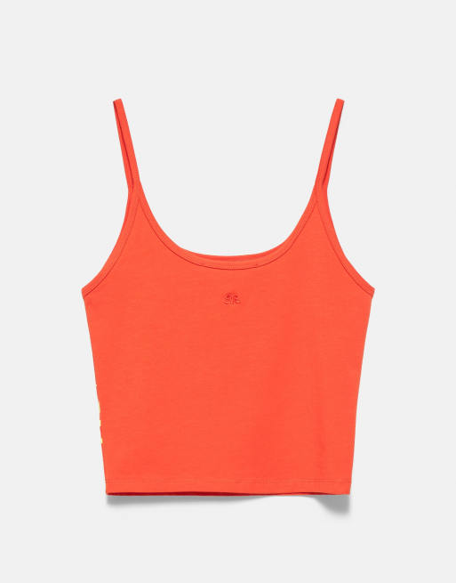 Pull&Bear top court graphique soleil rouge, 6 de 6