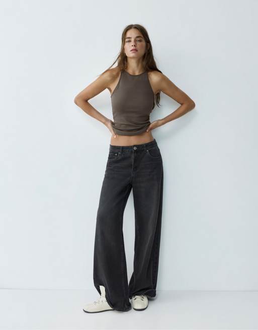Pull&Bear - Top dos nu à bretelles - Vison, 4 de 7