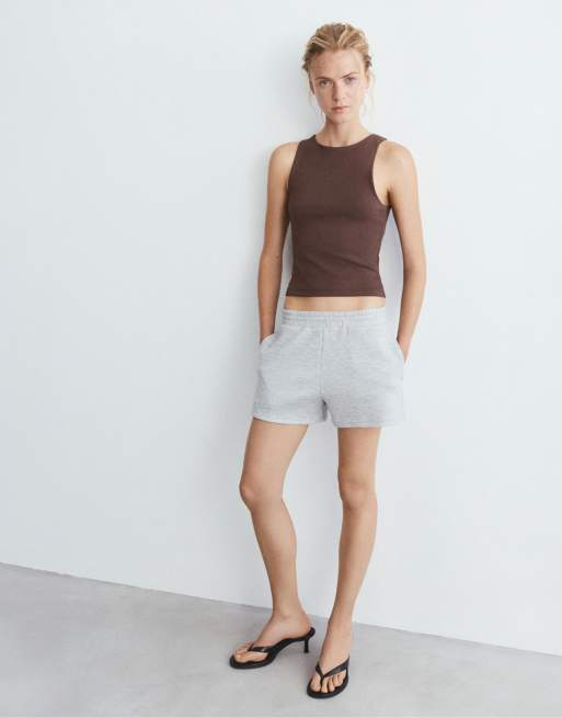 Pull&Bear - Top senza maniche in modal marrone, 2 di 4