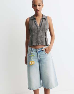 Top textur  pinces - Pull & bear - Modalova