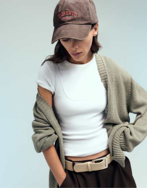 Pull&Bear Toronto cap in brown - view 1