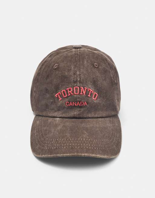 Pull&Bear Toronto cap in brown, 4 of 6