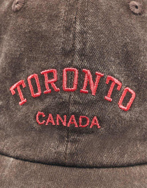 Pull&Bear Toronto cap in brown, 5 of 6