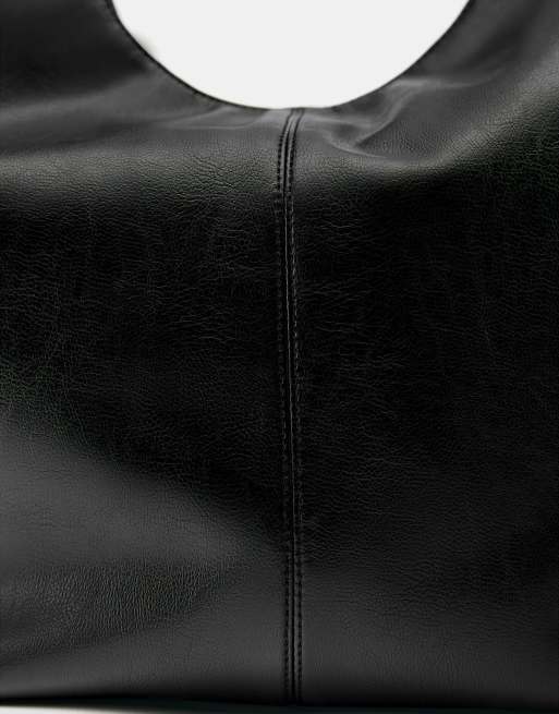 Pull&Bear Tote Bag in Schwarz, 4 von 5