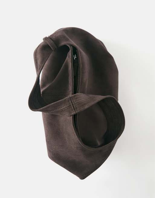 Pull&Bear tote tas met versiering in bruin, 4 van 5
