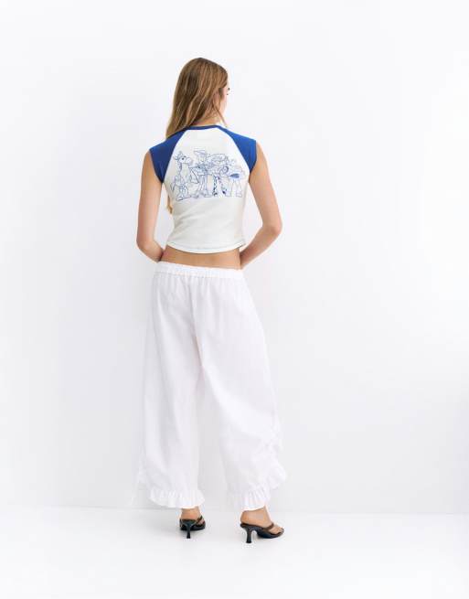 Pull&Bear - Toy Story - Hvid T-shirt med raglanærmer, 2 af 4