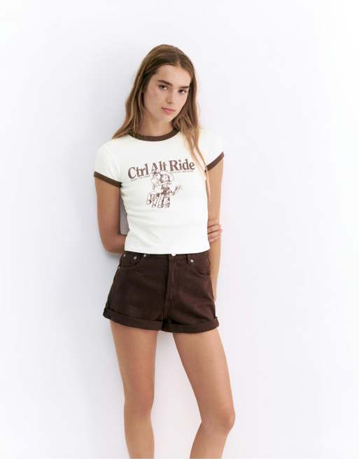 Pull&Bear - Toy Story Jessie - T-shirt color ghiaccio