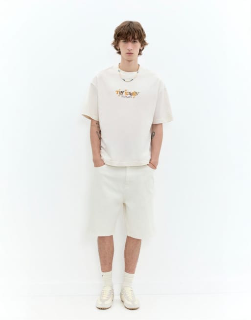 Pull&Bear – Toy Story – Naturvit t-shirt i oversize, 4 av 4