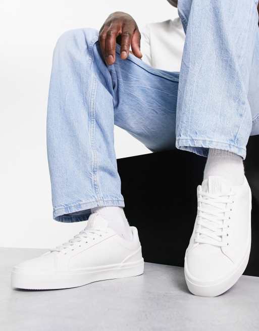 Pull&Bear trainer in white
