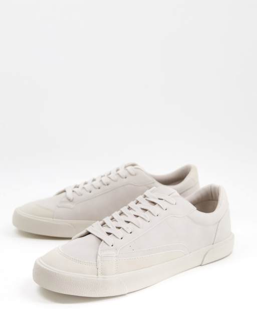 Pull&Bear trainers in ecru | ASOS