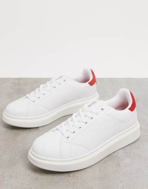 womens white pull on trainers