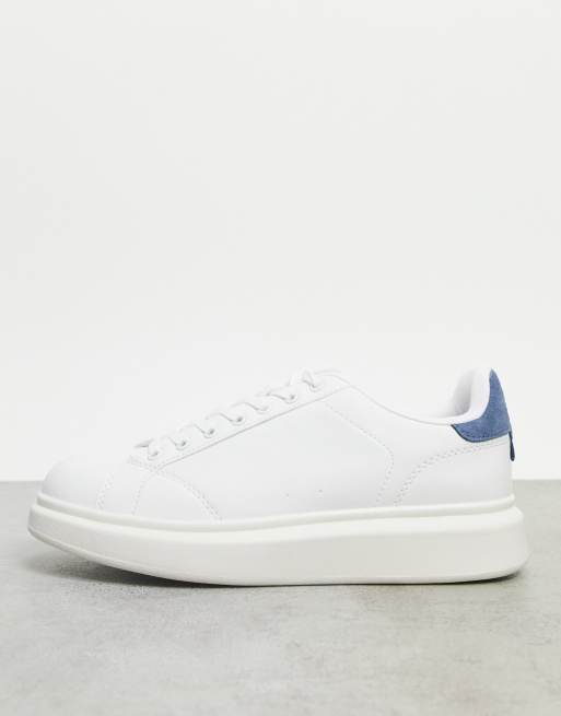womens white pull on trainers