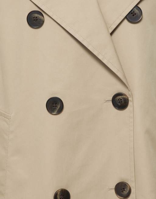 Pull&Bear trench classico color sabbia, 5 di 5