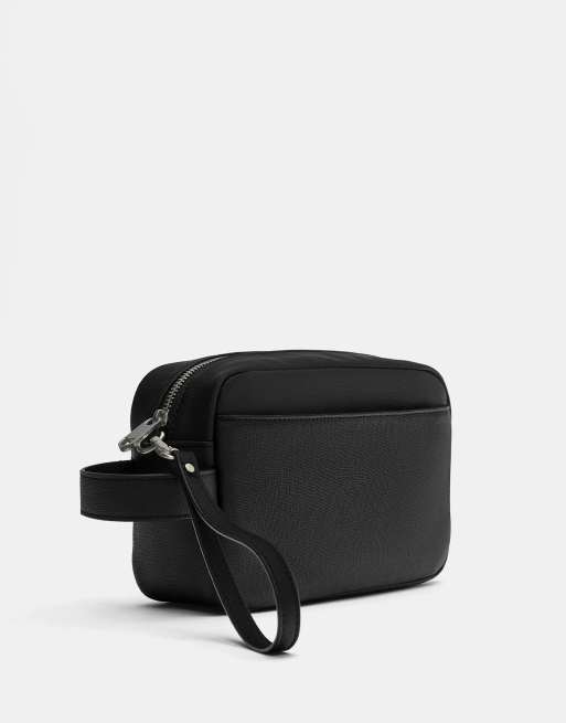 Pull&Bear - Trousse de toilette avec poignée - Noir, 2 de 4
