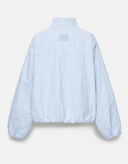 Pull&Bear tunn bomberjacka i pastellblått, 3 av 3