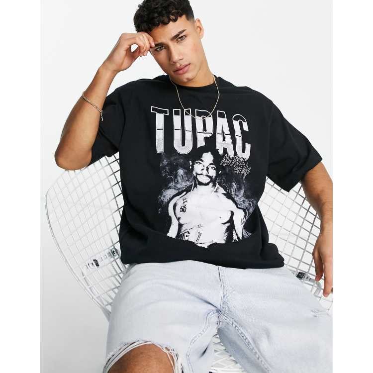 tupac t shirt topshop