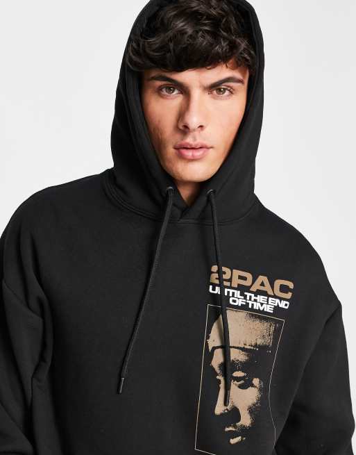 Black store tupac hoodie