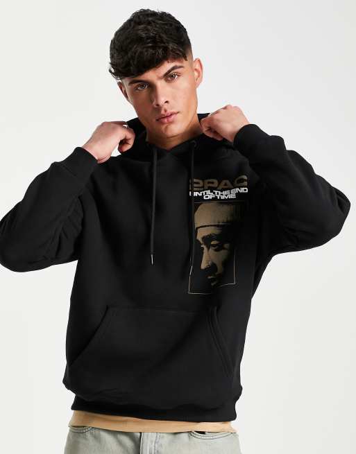 Tupac store black hoodie