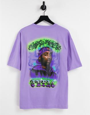 pull and bear tupac t shirt