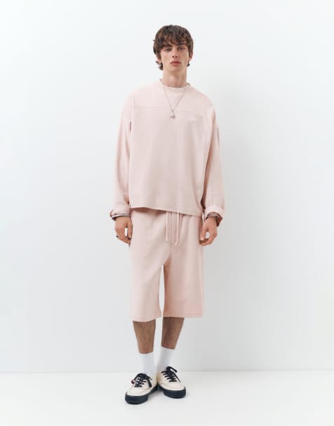 Pull&Bear - Tuta sportiva corta rosa - view 1